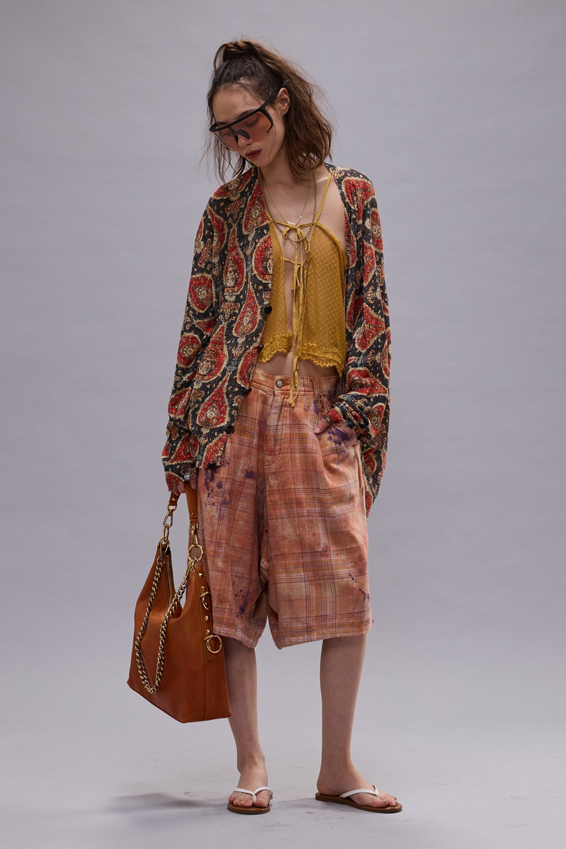 R13 PRINTED BOYFRIEND CARDIGAN outlook