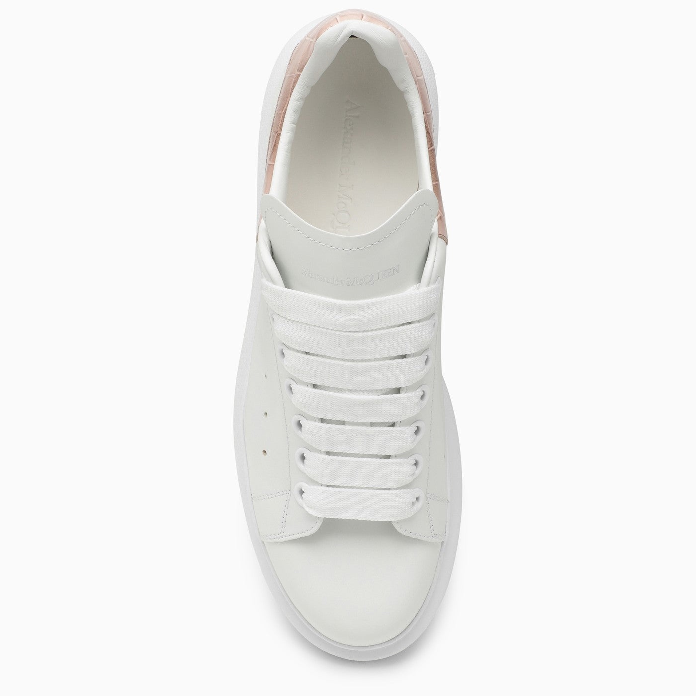 Alexander Mc Queen White And Clay Oversized Sneakers - 3