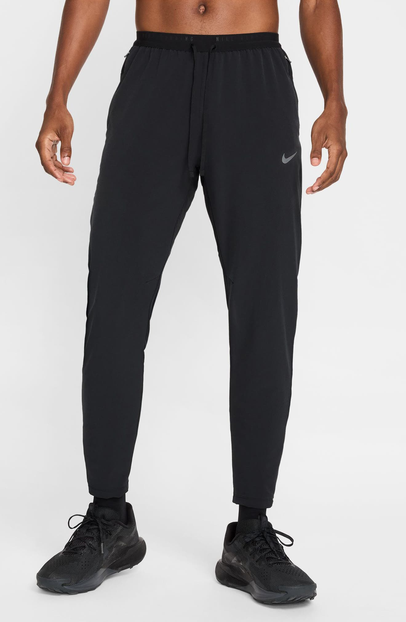 Nike Stride Dri-FIT Woven Running Pants in Black at Nordstrom - 1