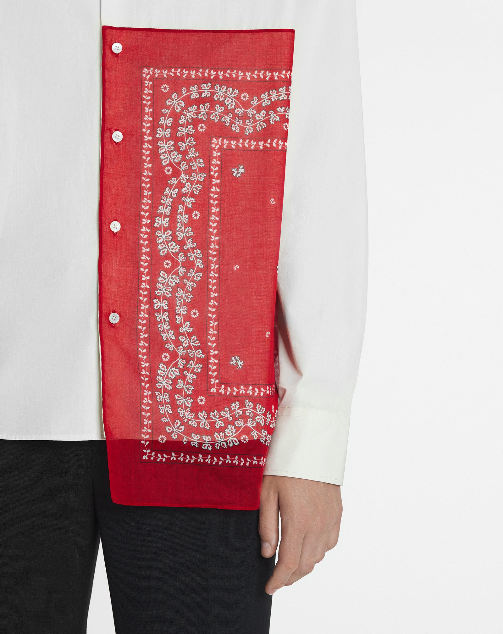 STRAIGHT BANDANA SHIRT - 5