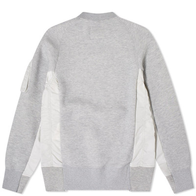 sacai Sacai MA-1 Crew Sweat outlook