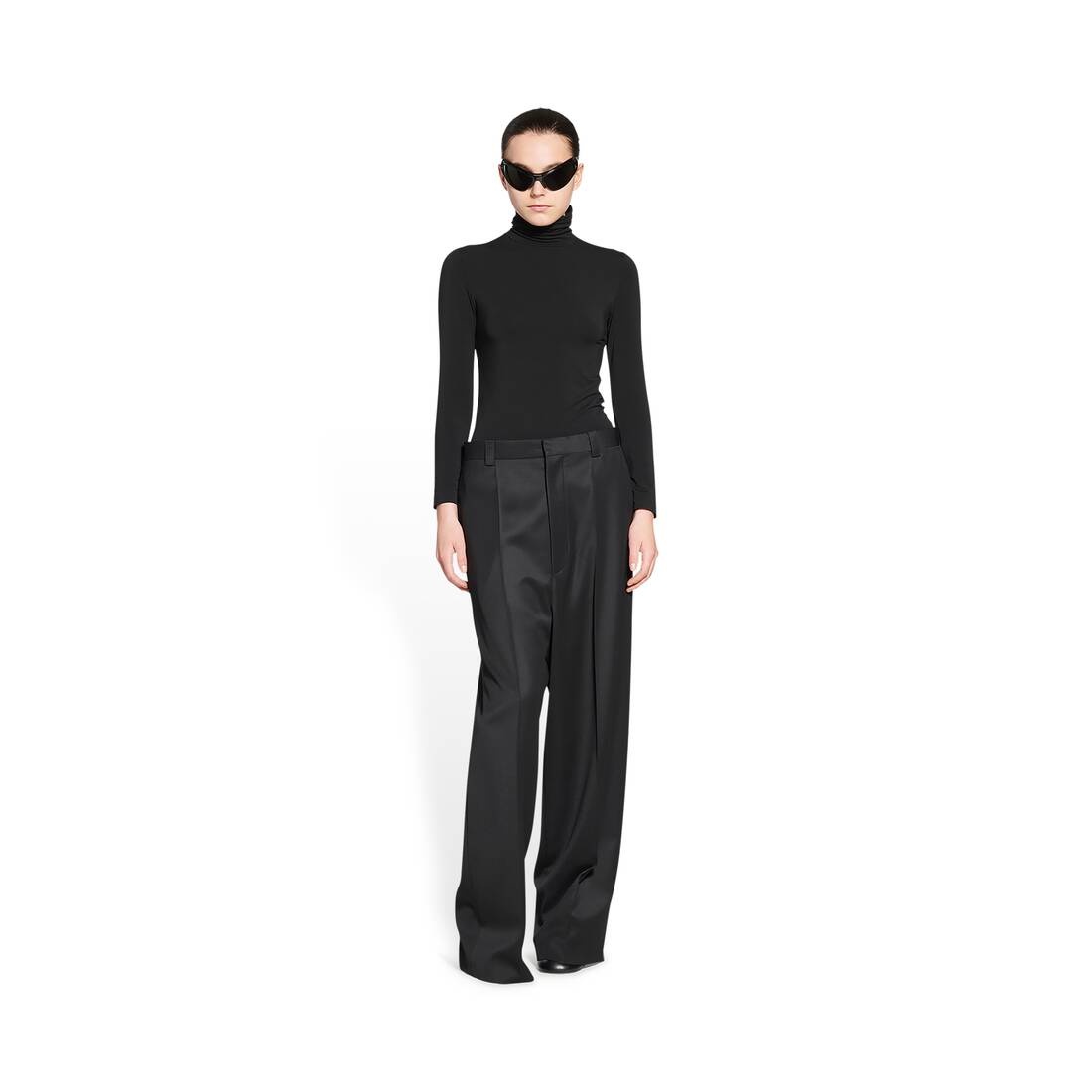 Loose Pants in Black - 2