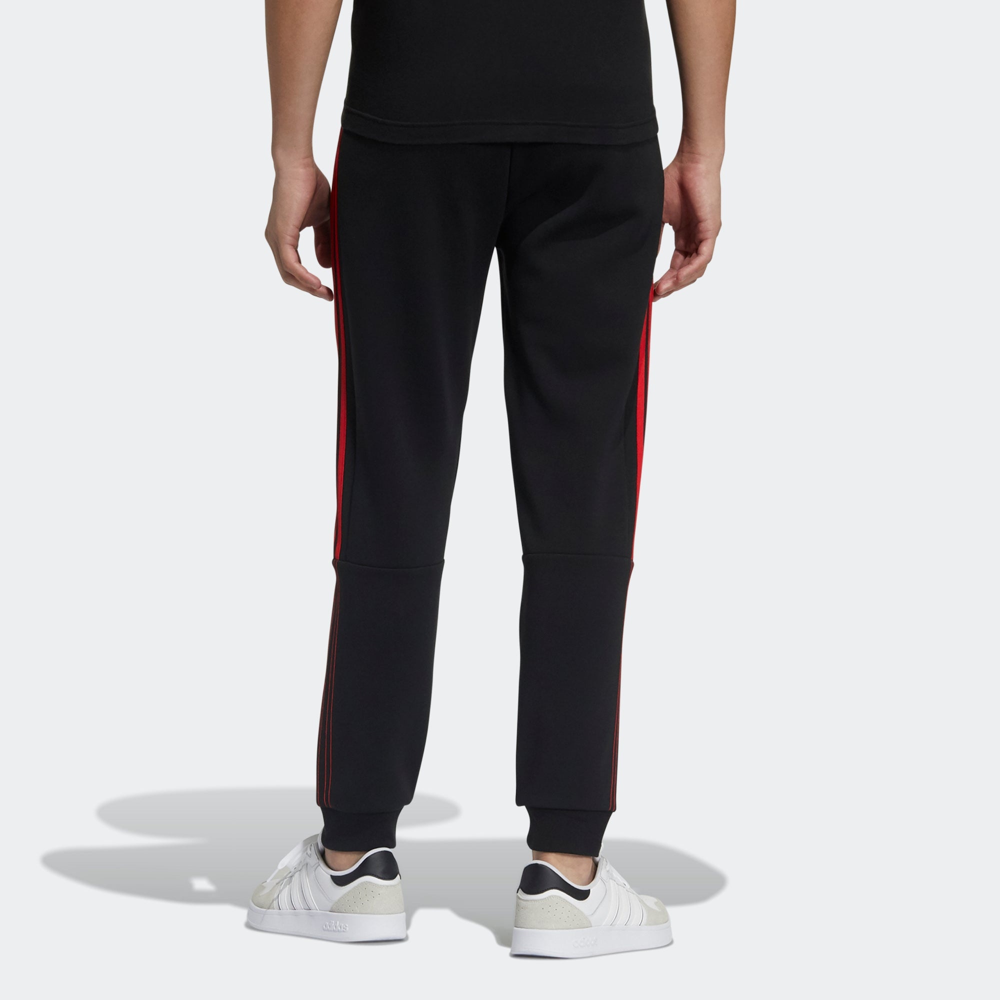 adidas neo Side Stripe Bundle Feet Sports Pants Black GP5747 - 4