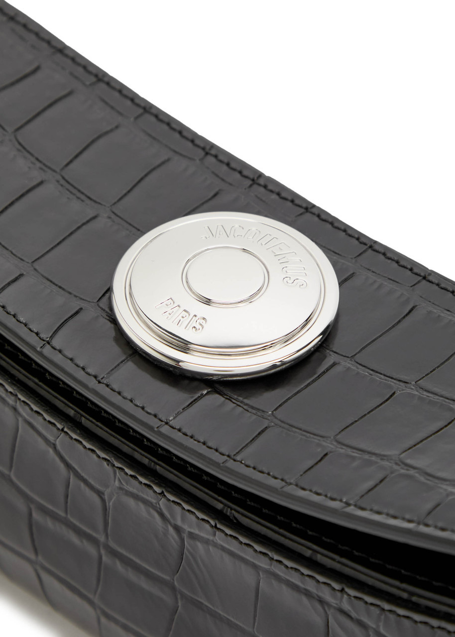 Jacquemus Le Calisson Crocodile-effect Leather Shoulder bag - 3