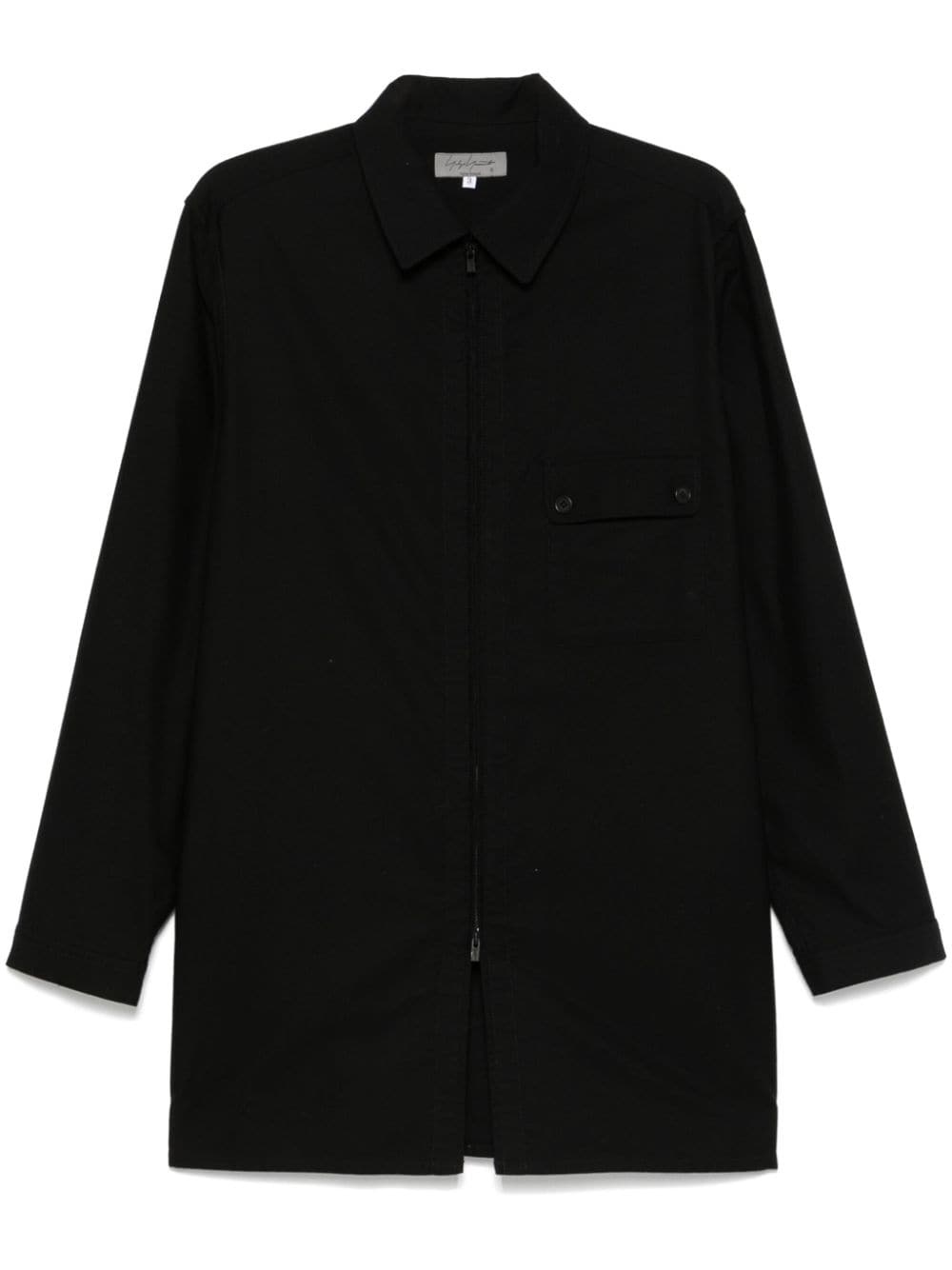 cotton shirt jacket - 1