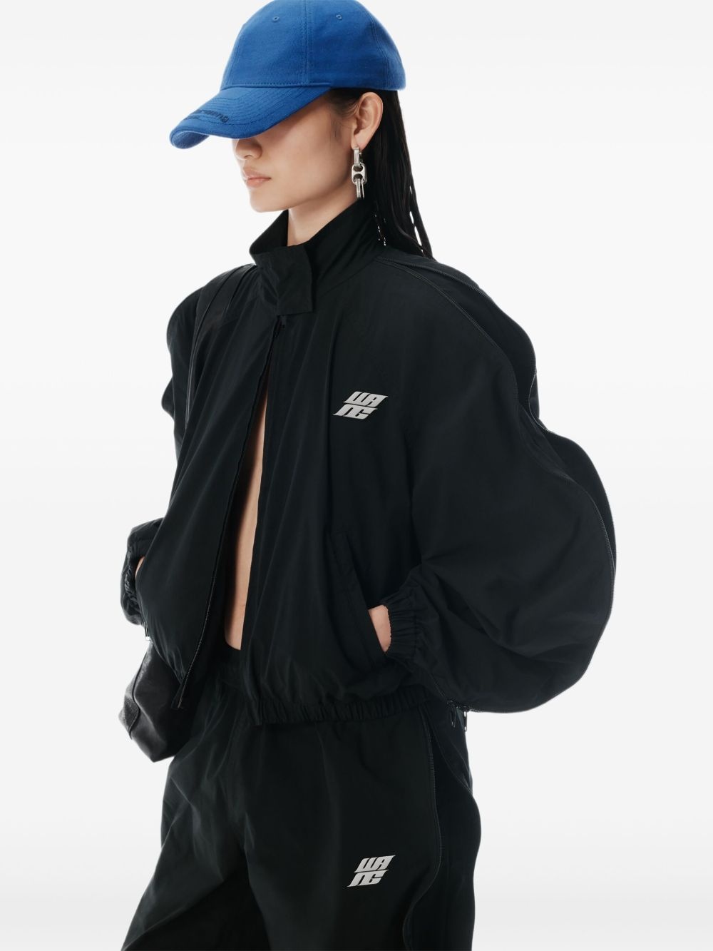 logo-embroidered distressed baseball cap - 4