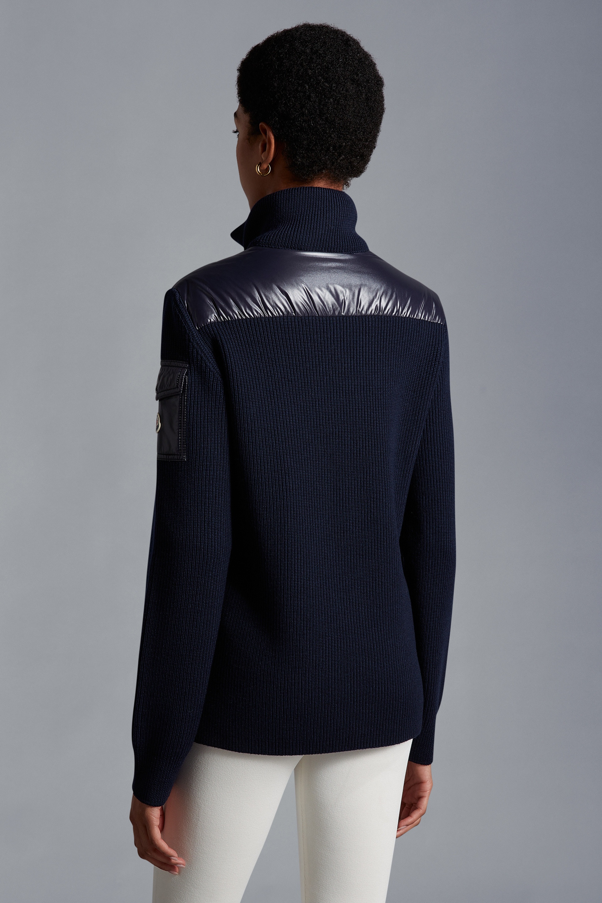 Padded Wool Cardigan - 4