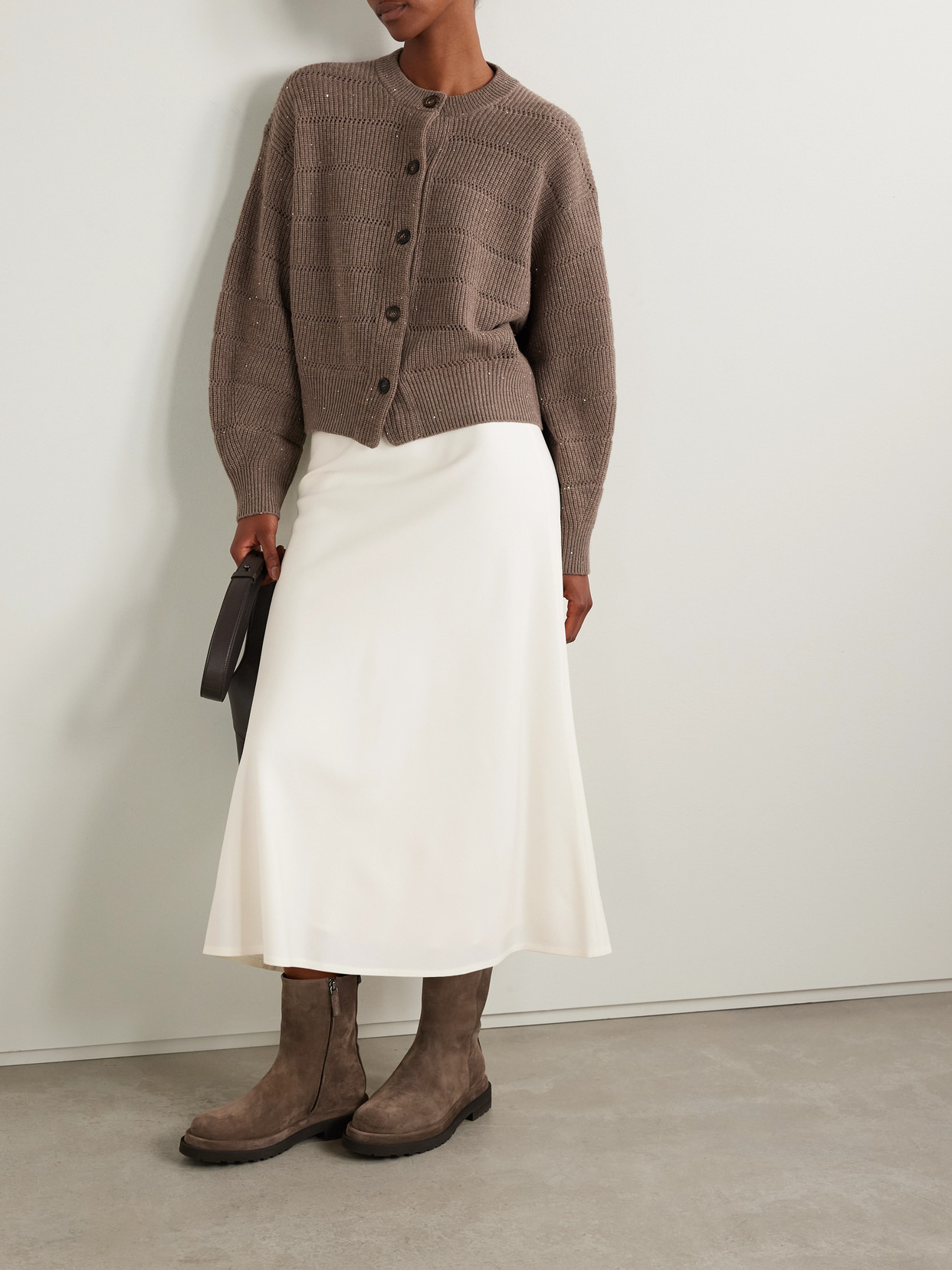 Wool-blend Midi Skirt - 2