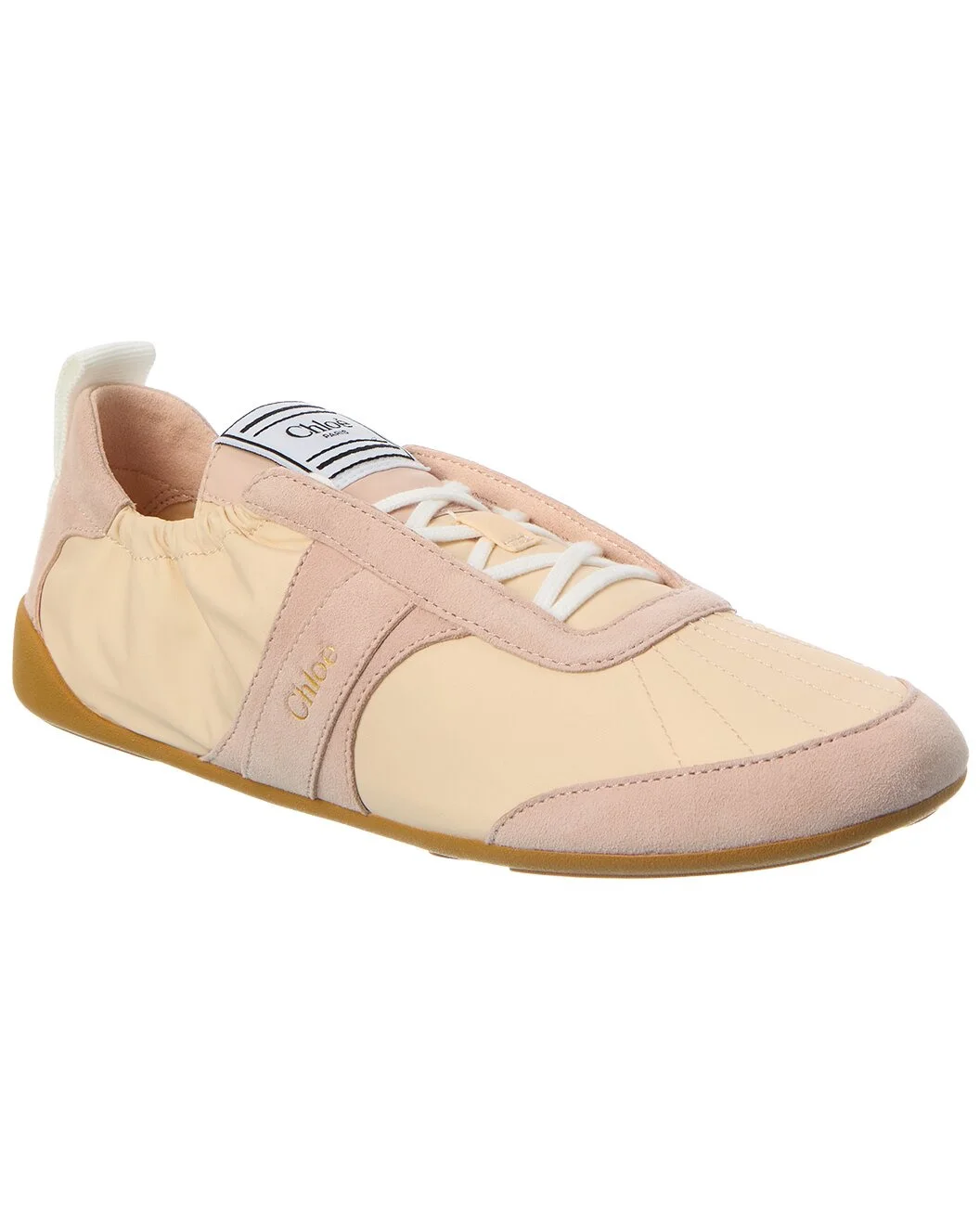 Chloé Kick Nylon & Suede Sneaker - 1