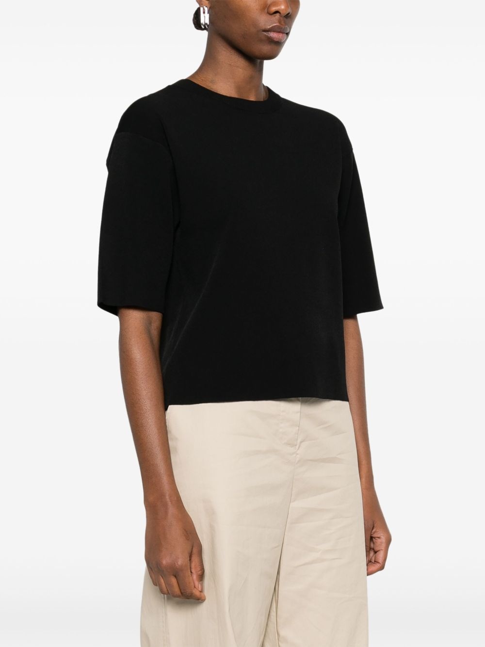 cropped T-shirt - 3