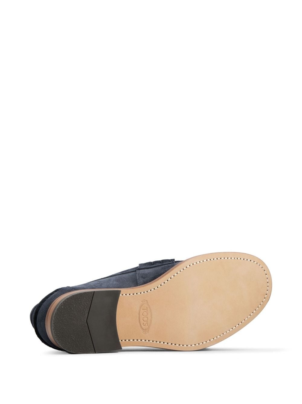 tassel-detail suede loafers - 4