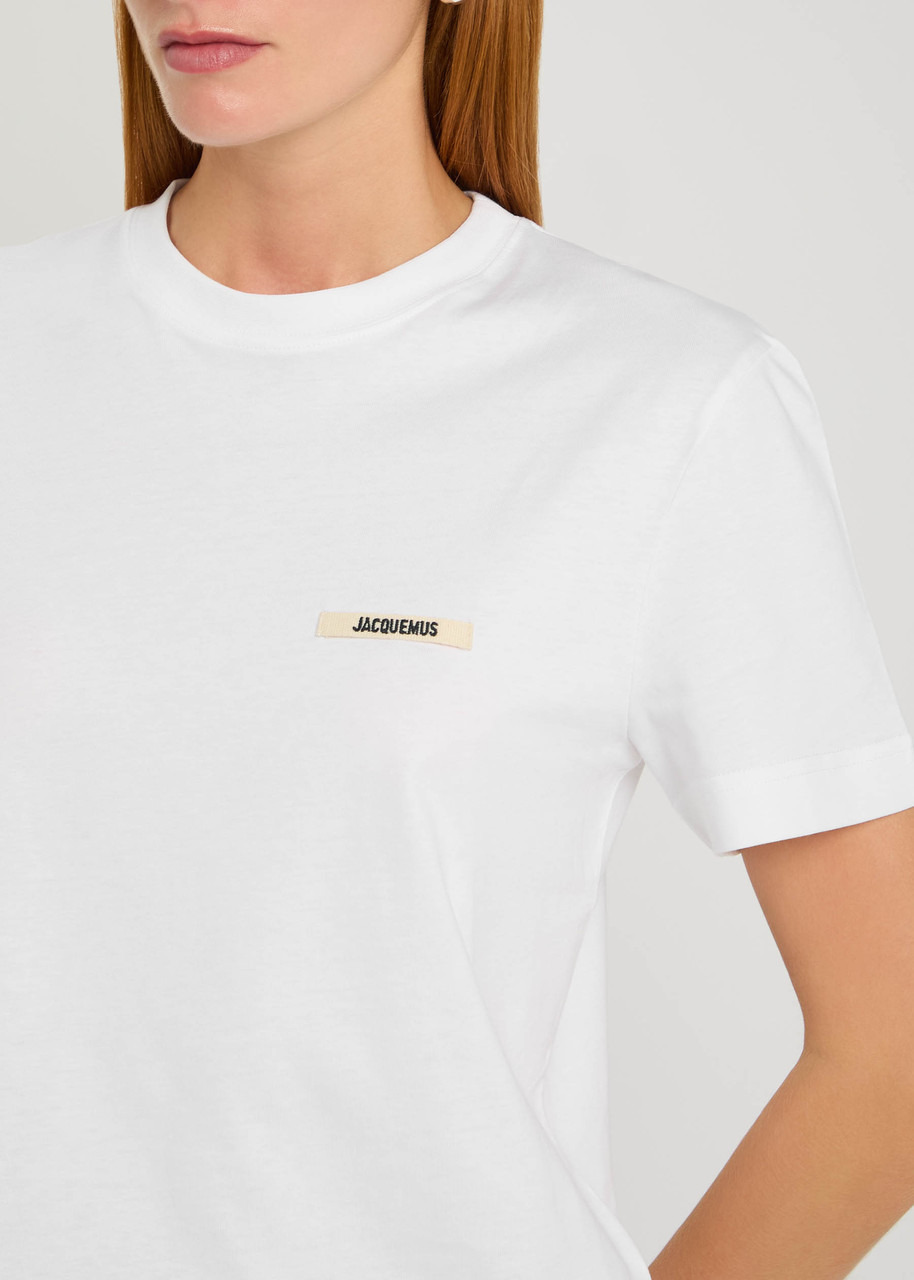 Jacquemus Le T-shirt Gros Grain Logo Cotton T-shirt - 5