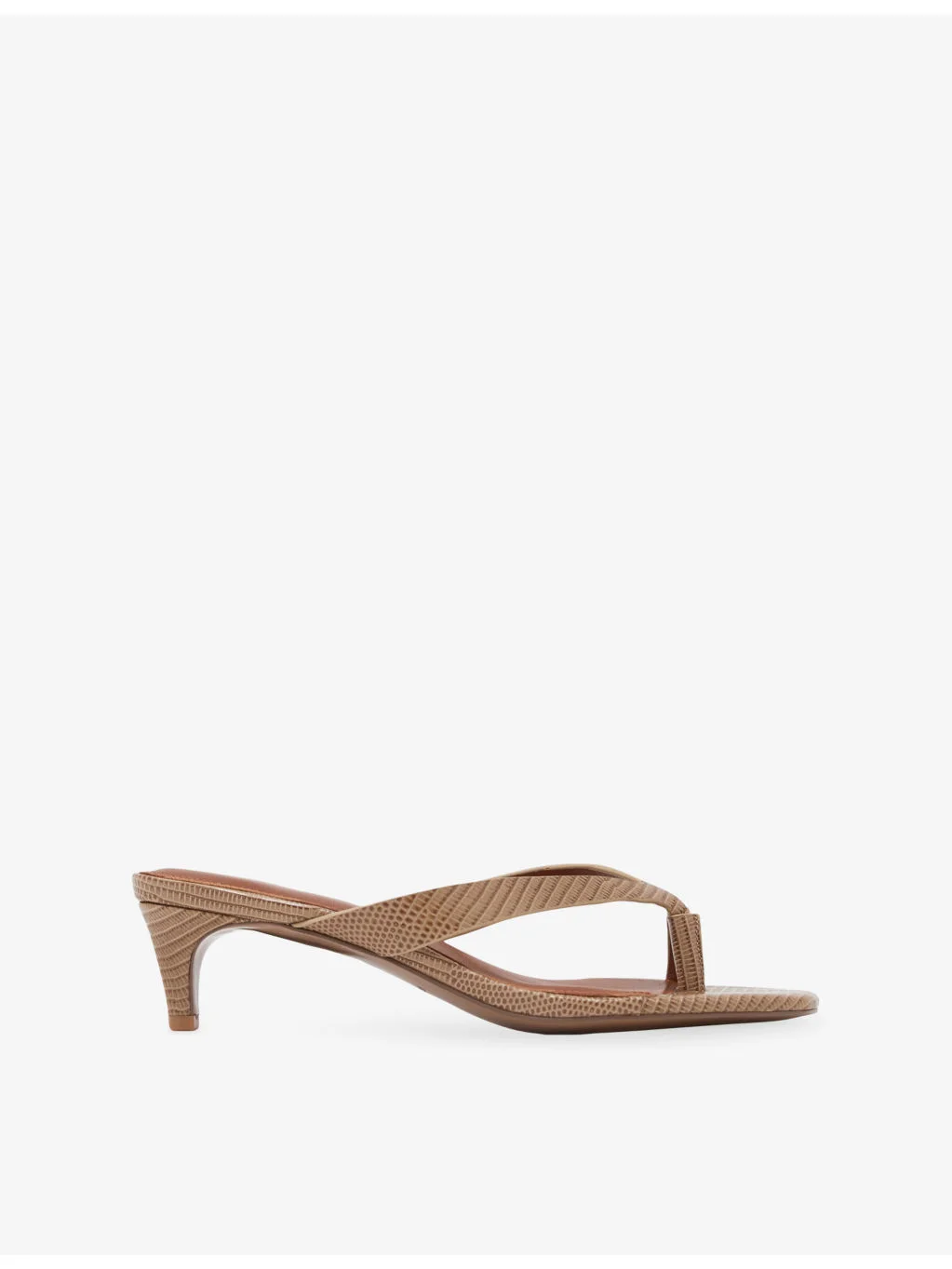 Mia Leather Heeled Sandals - 1