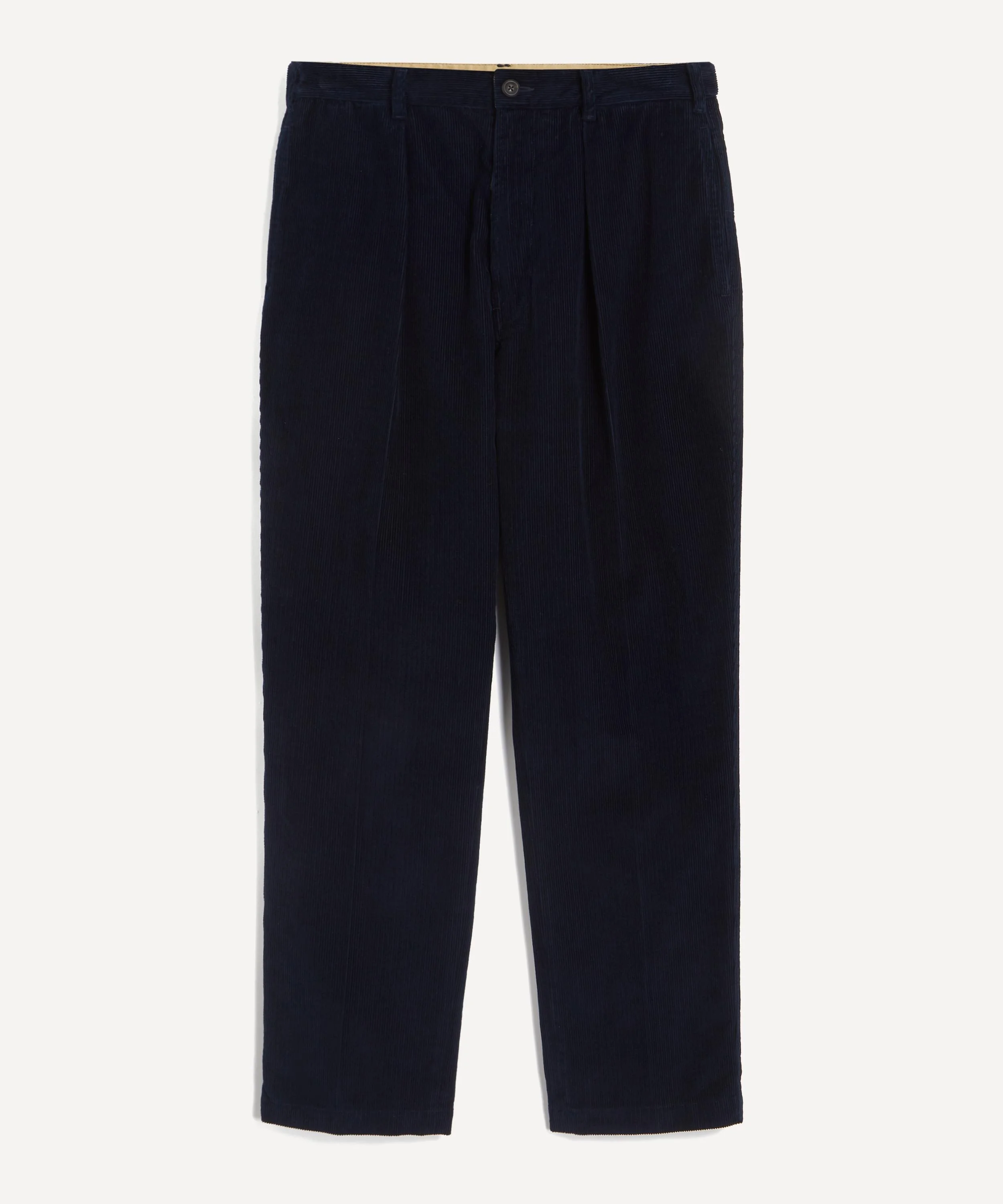 Navy Cotton Corduroy Games Trousers - 1