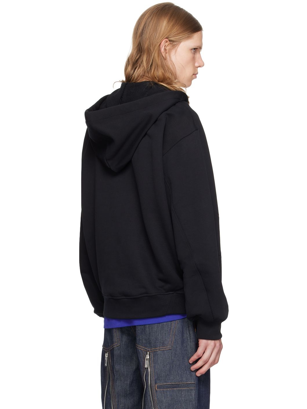 Black Apex Zip Hoodie - 3