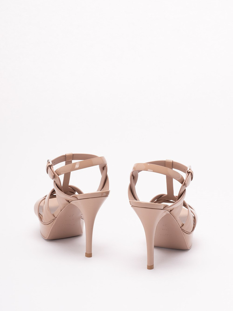 SAINT LAURENT `Tribute` Platform Sandals outlook