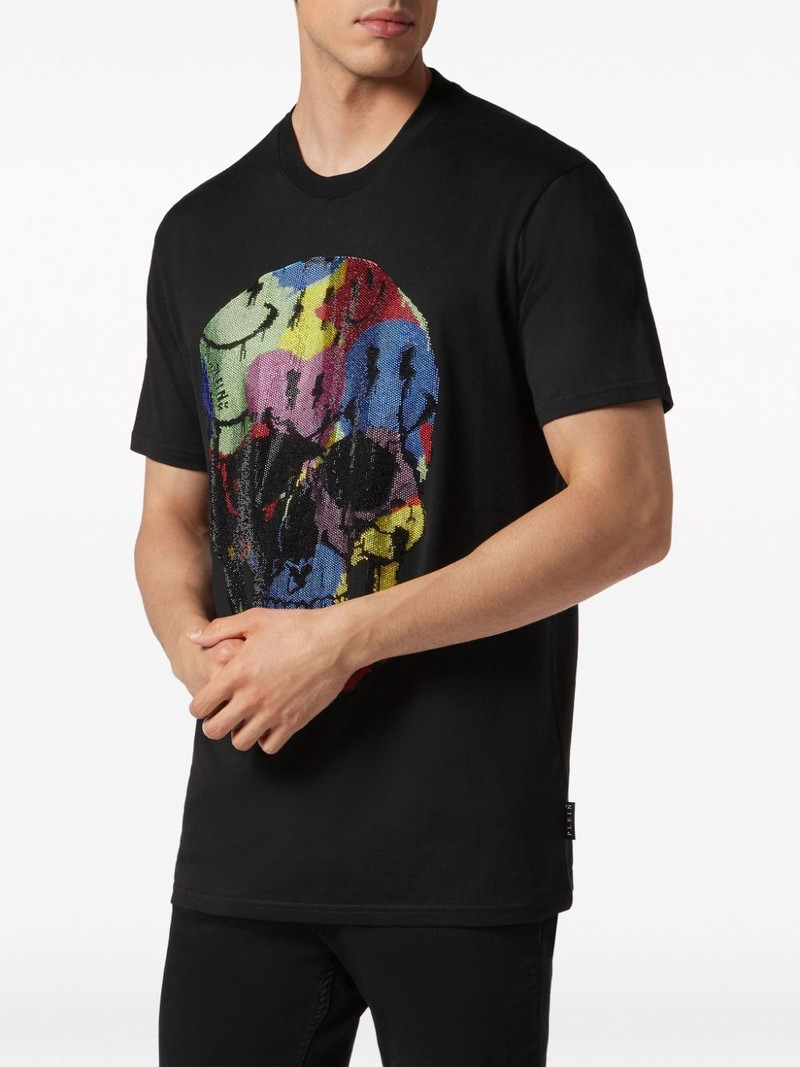 Smile-print cotton T-shirt 3