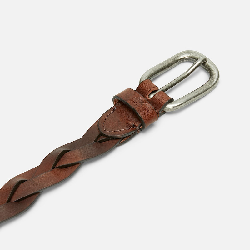 Timberland Women's 25MM Braided Leather Belt outlook