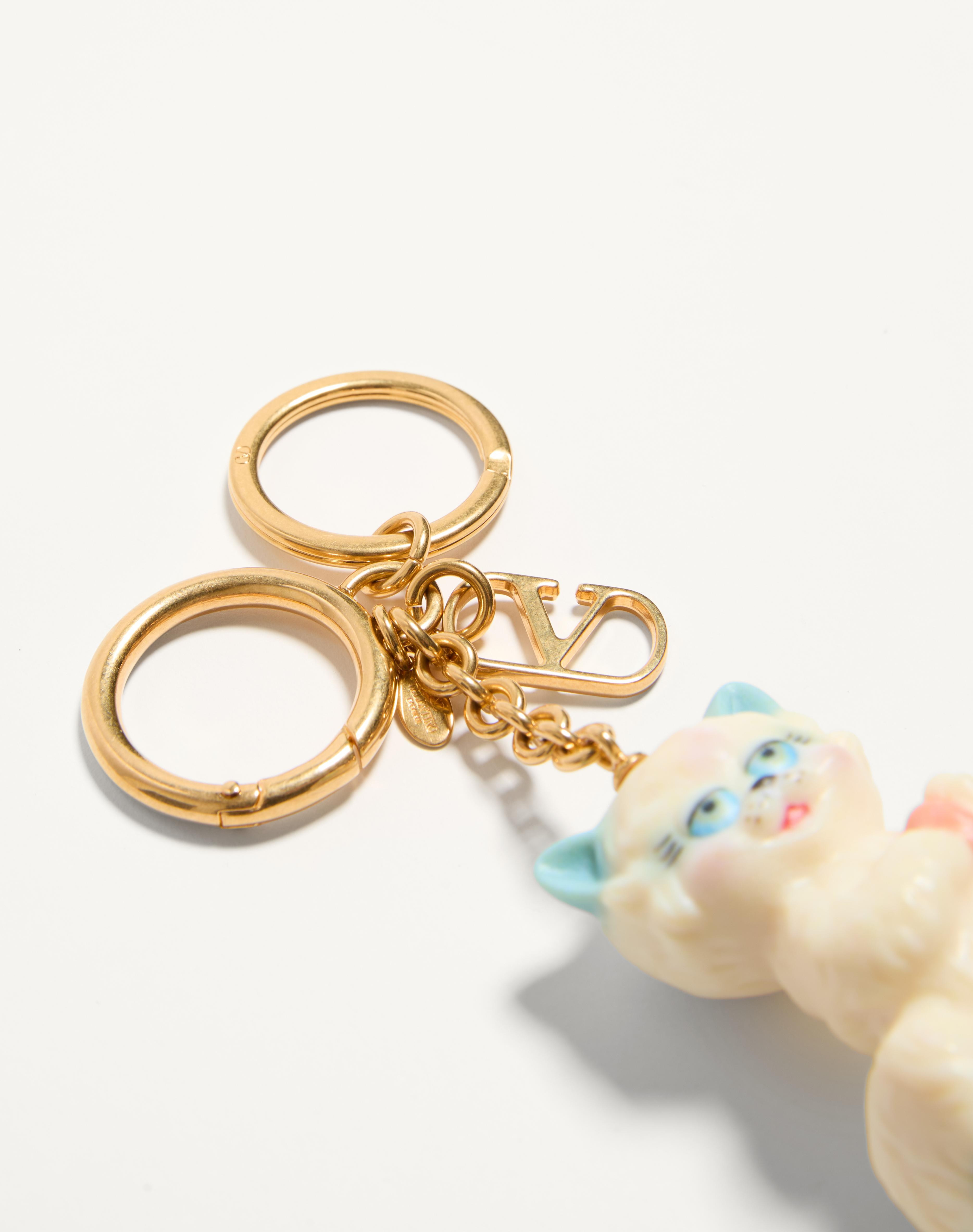 LE CHAT DE LA MAISON BAG CHARM WITH KEY RING - 3