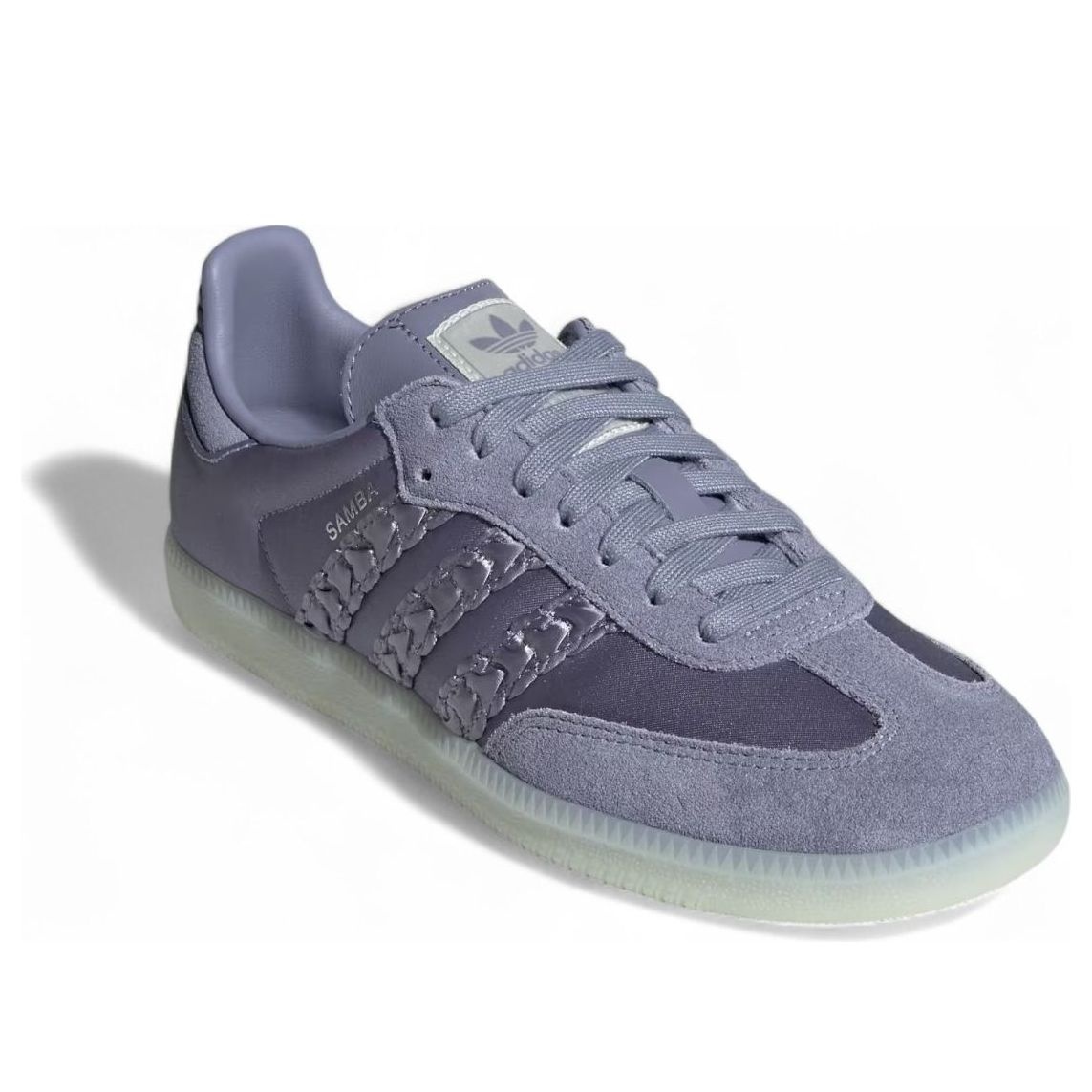 adidas gazelle silver green womens Adidas Womens Samba OG Cream White Violet Tone Sand Strata JI2678 – Sneaker  Junkies main image 1