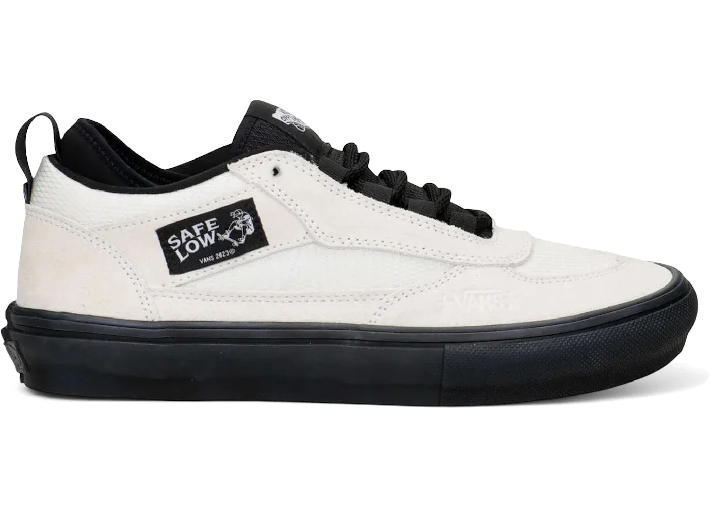 Vans Skate Safe Low Atiba Jefferson Bone White Black - 1