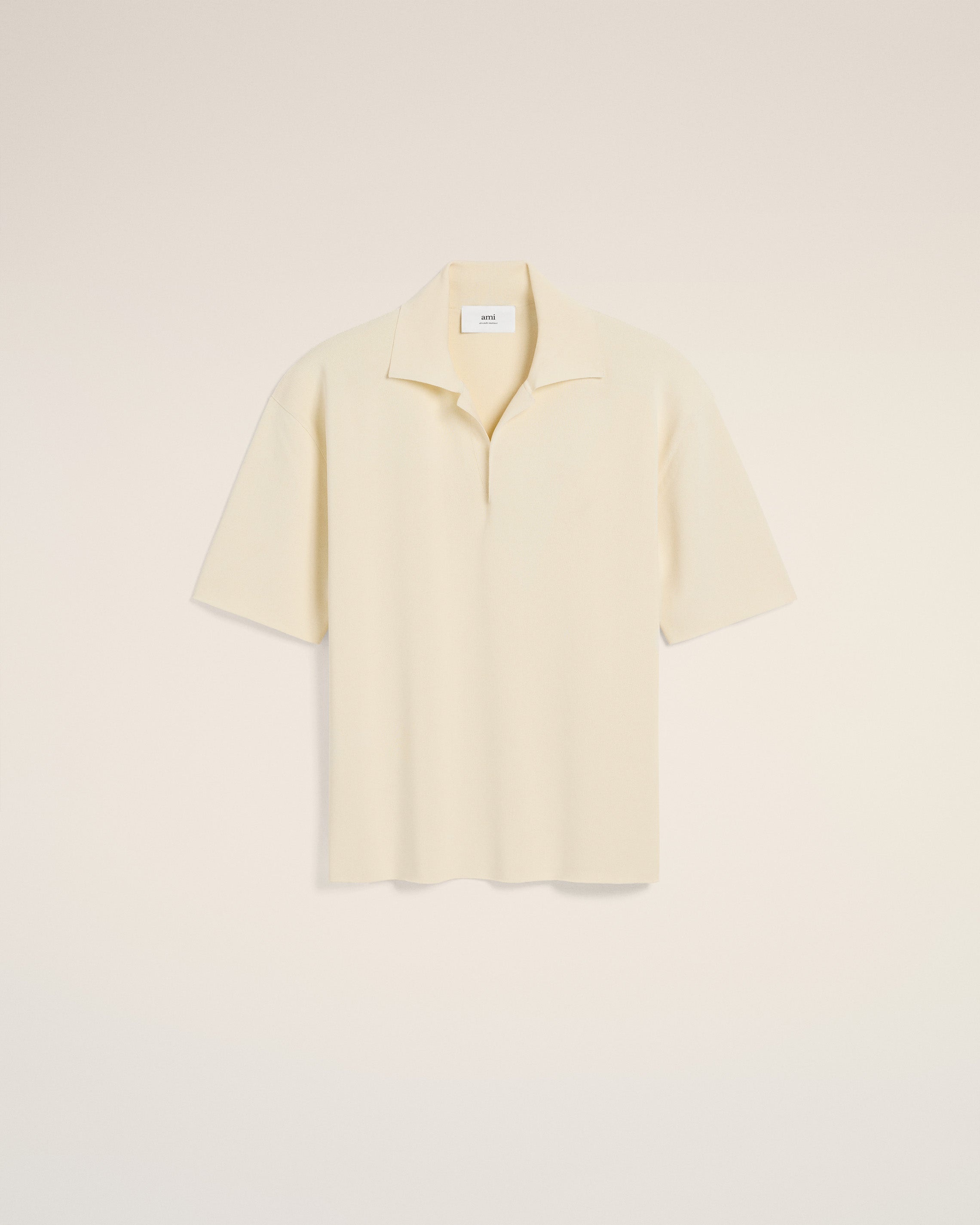 BEIGE SHORT SLEEVE POLO - 2