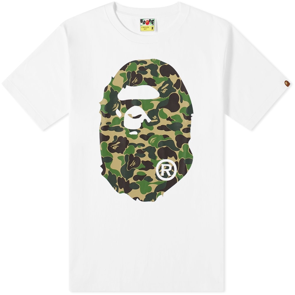 A Bathing Ape ABC Camo Big Ape Head Tee - 1