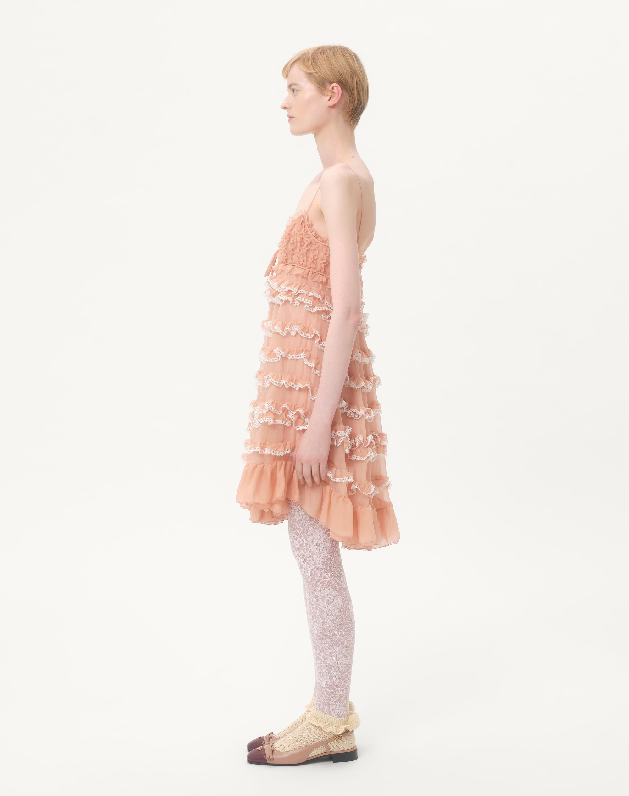 CHIFFON SHORT DRESS - 6