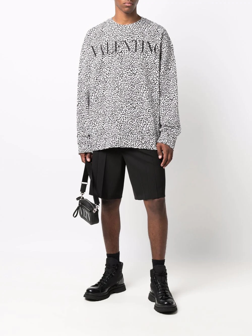 leopard print sweatshirt - 2
