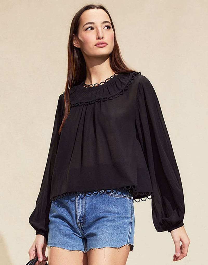 Annabelle Long Sleeve Blouse 1