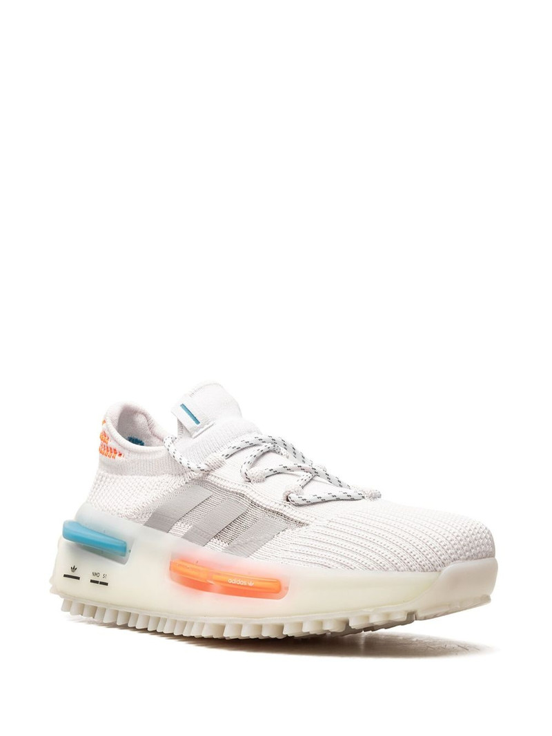 adidas NMD_S1 "Footwear White/Blue/Orange" sneakers outlook