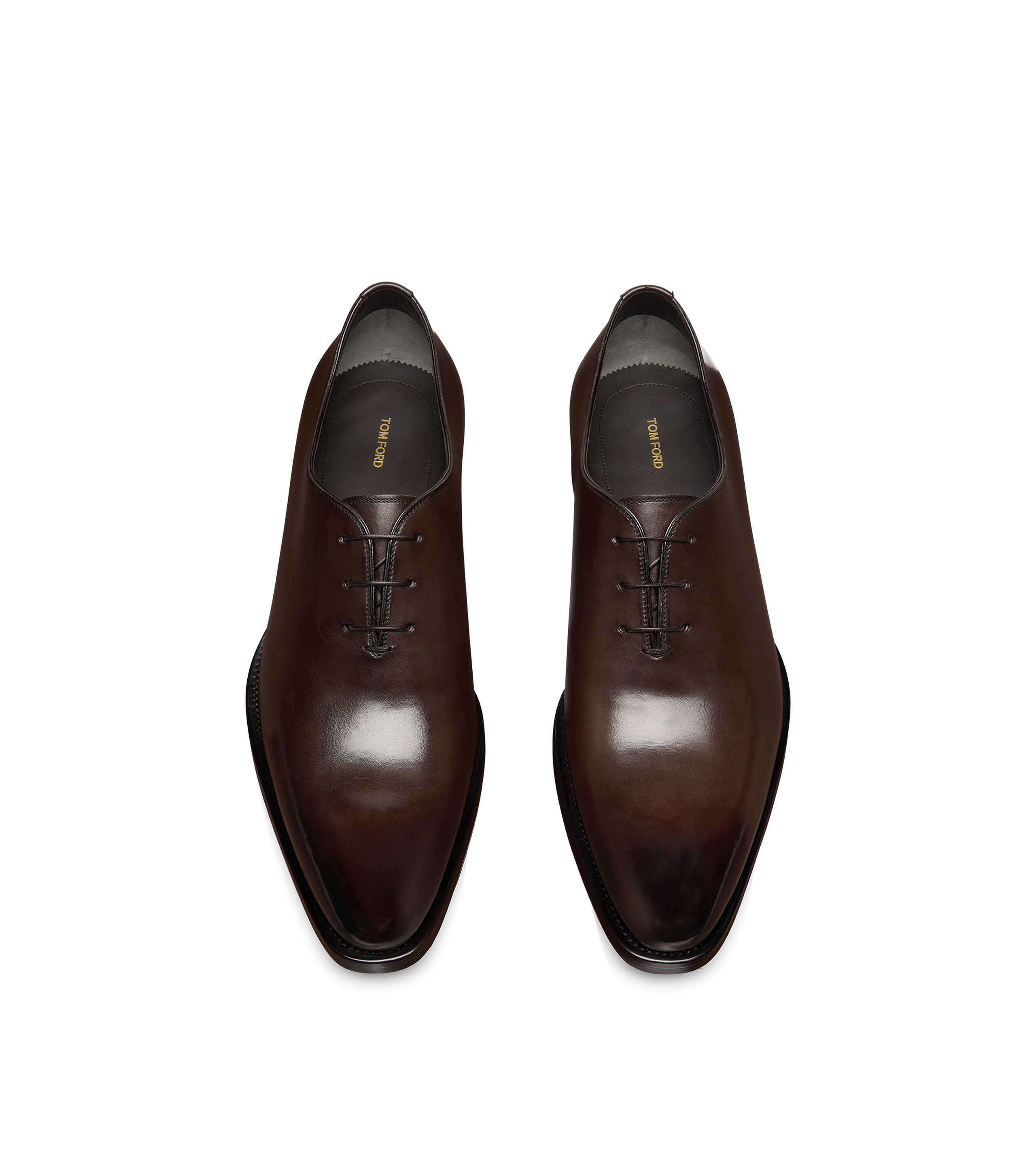 BURNISHED LEATHER WHOLE CUT LACE UP - 2