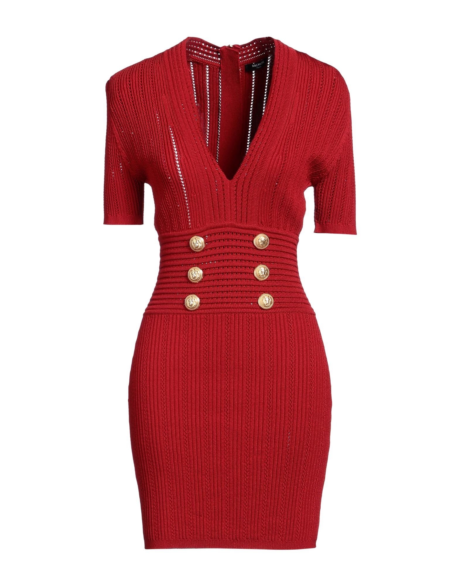 Red Women's Sheath Dress - 1