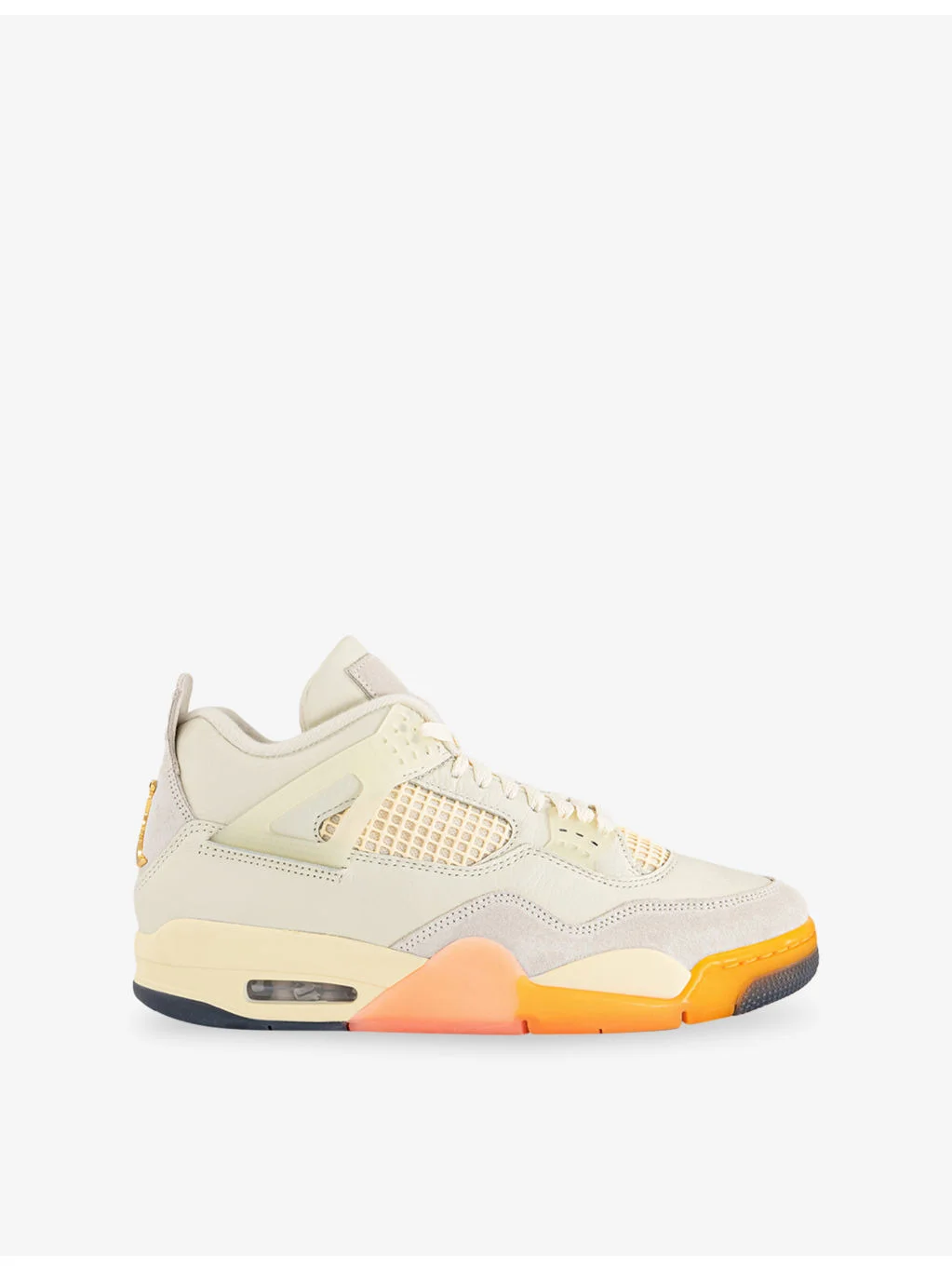 Air Jordan 4 Retro Leather and Mesh Trainers - 1