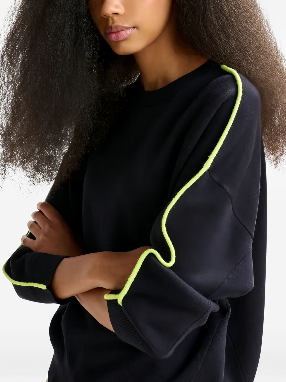 seam-detail sweater - 4