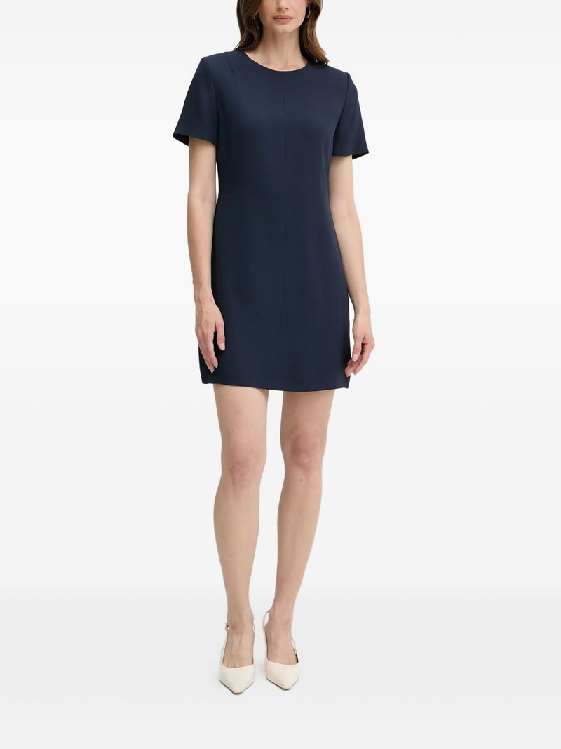 BOSS short-sleeve shift mini dress outlook