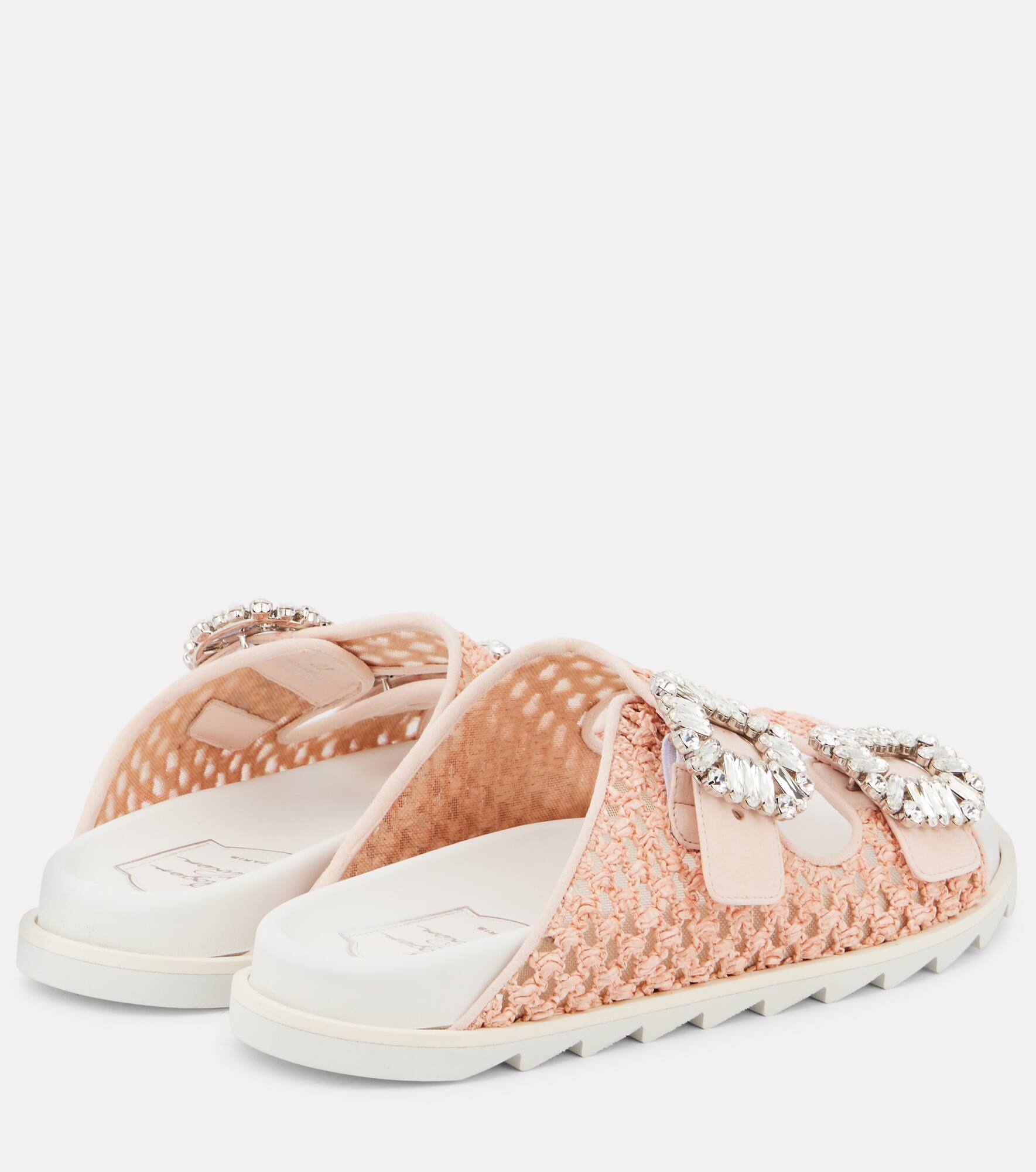 Slidy Viv crystal-embellished sandals - 2