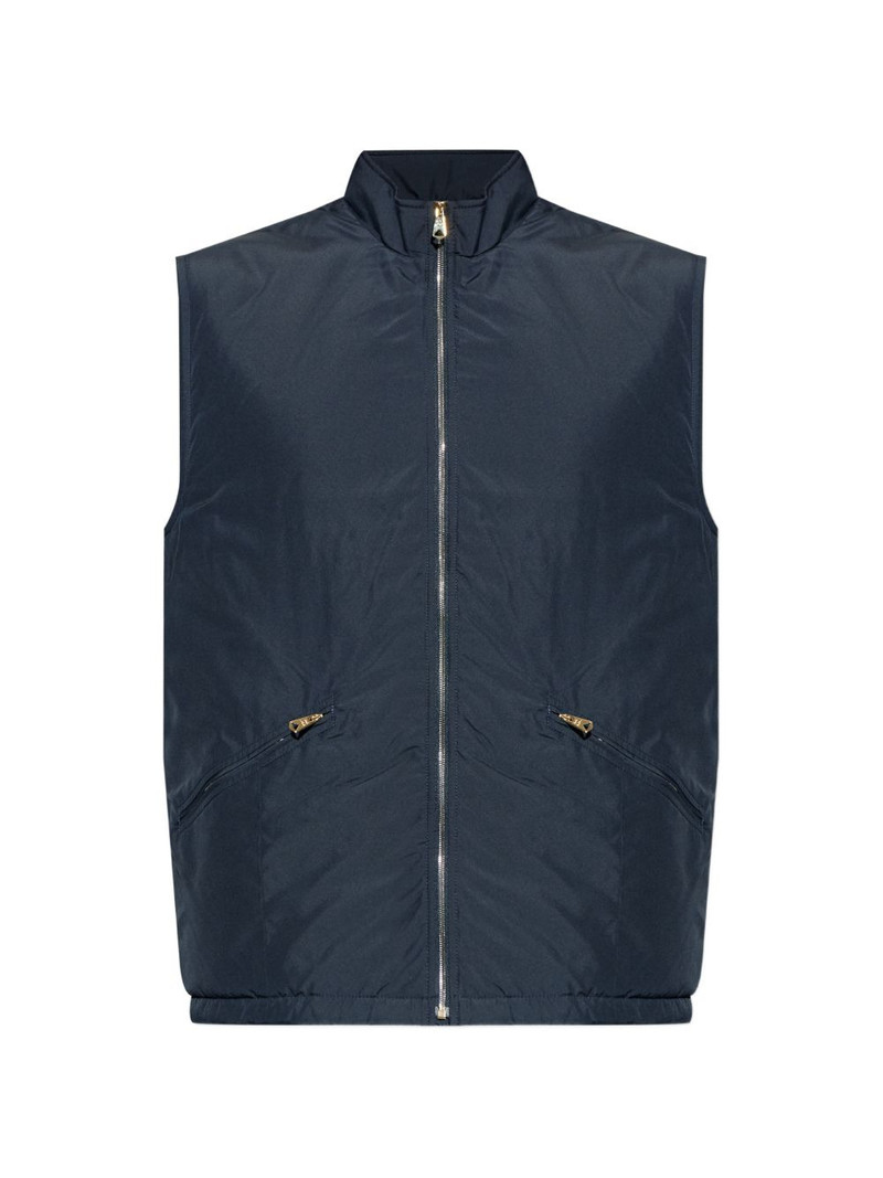 zip-up sleeveless gilet 1