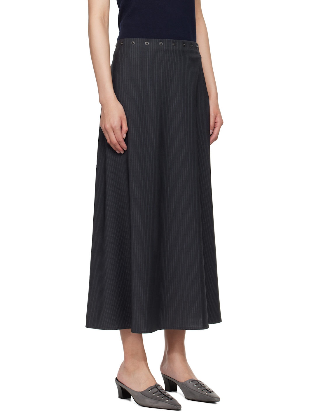Gray Boni Maxi Skirt - 2