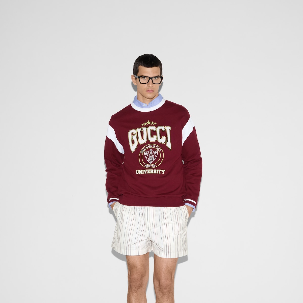 Embroidered cotton jersey sweatshirt - 6