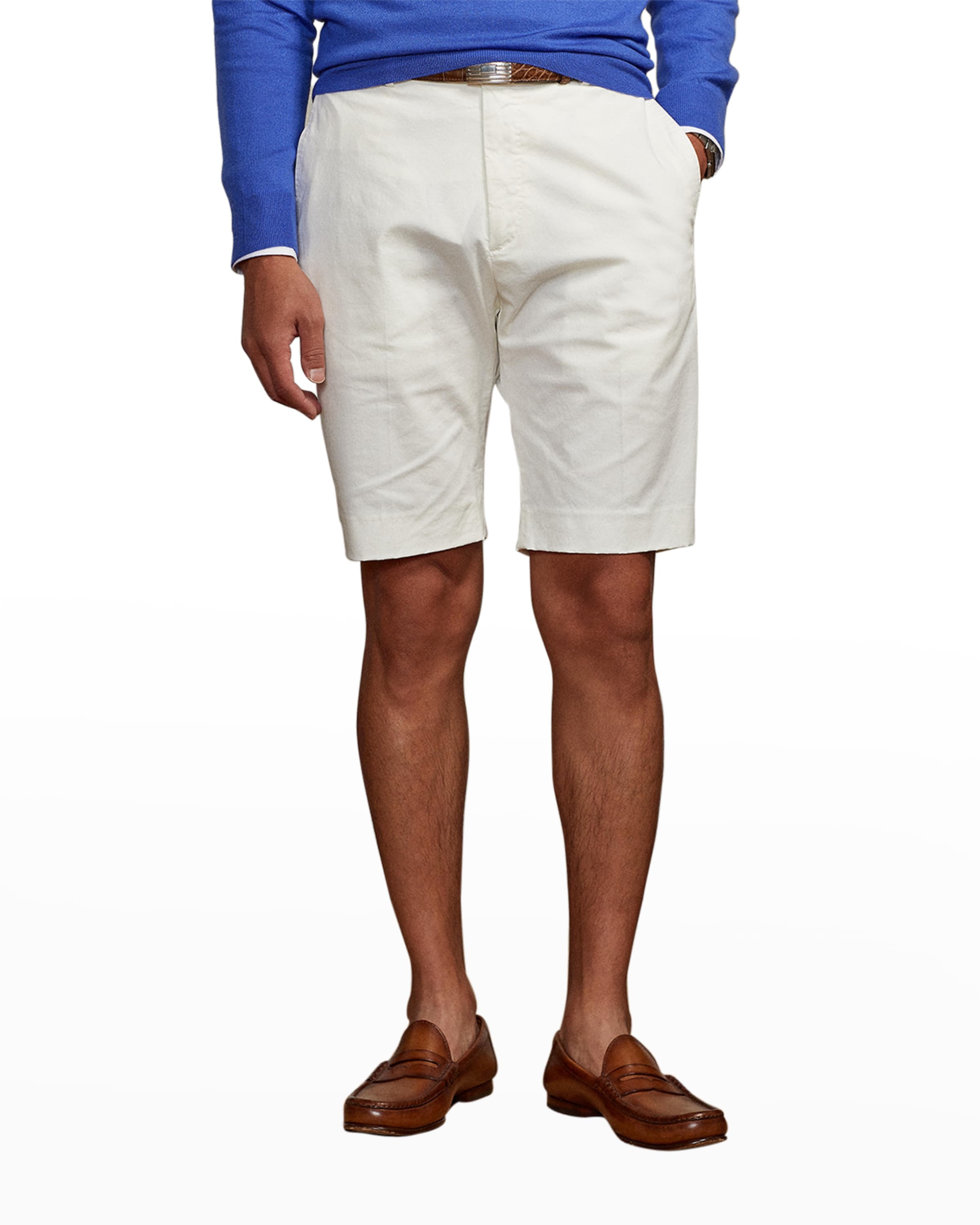 Men's Solid Chino Shorts - 1