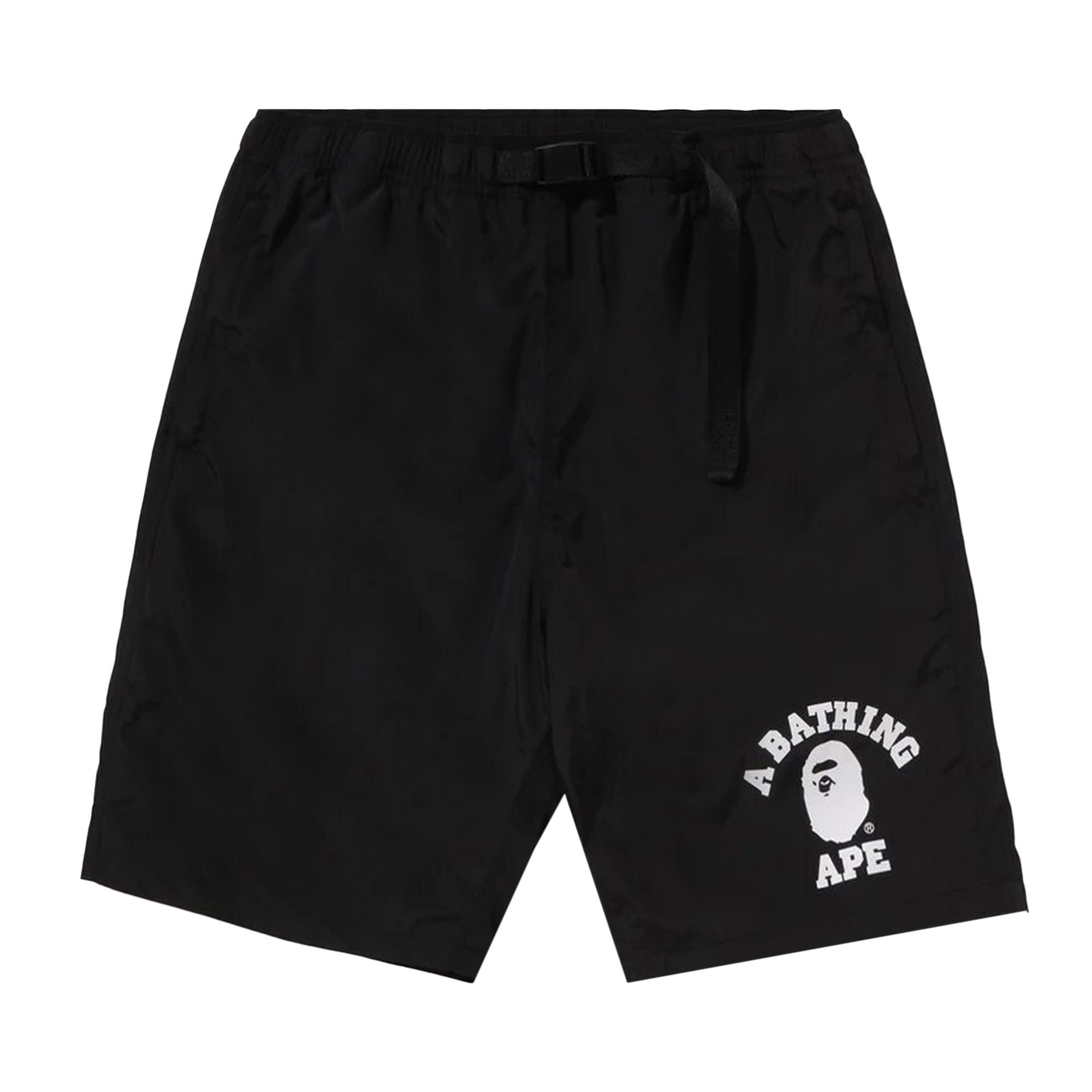 BAPE College Beach Shorts 'Black' - 1