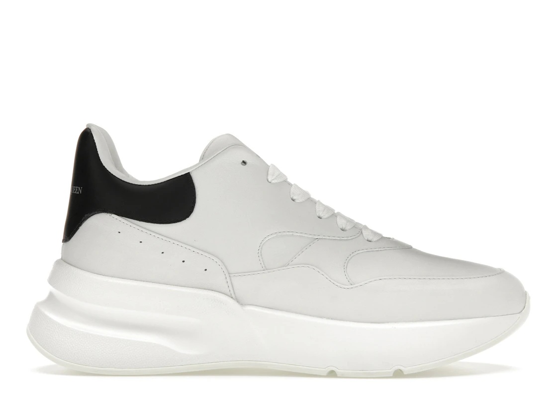 Alexander McQueen Oversized Runner Optic White Black - 1