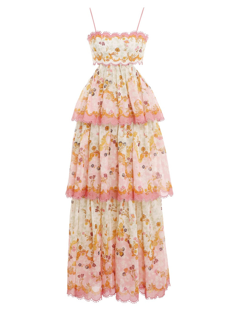 LAUREL FRILL MIDI DRESS 1
