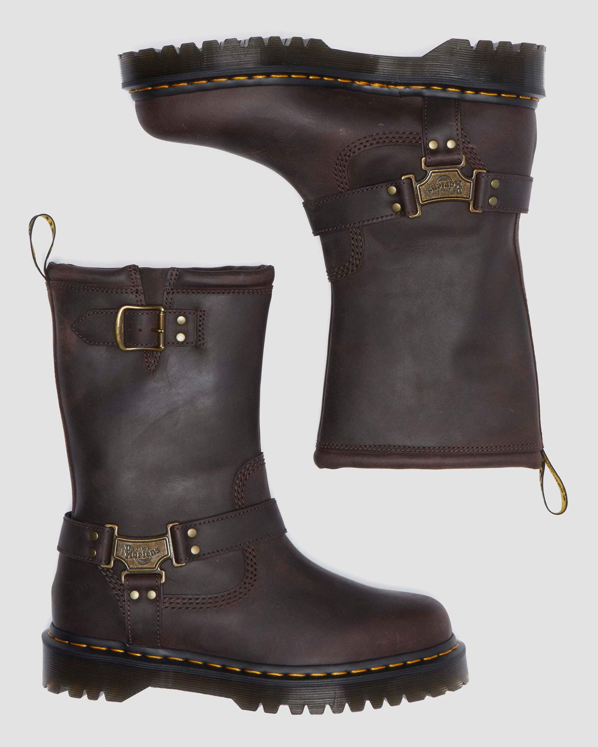 Anistone Hi Leather Biker Boots - 2