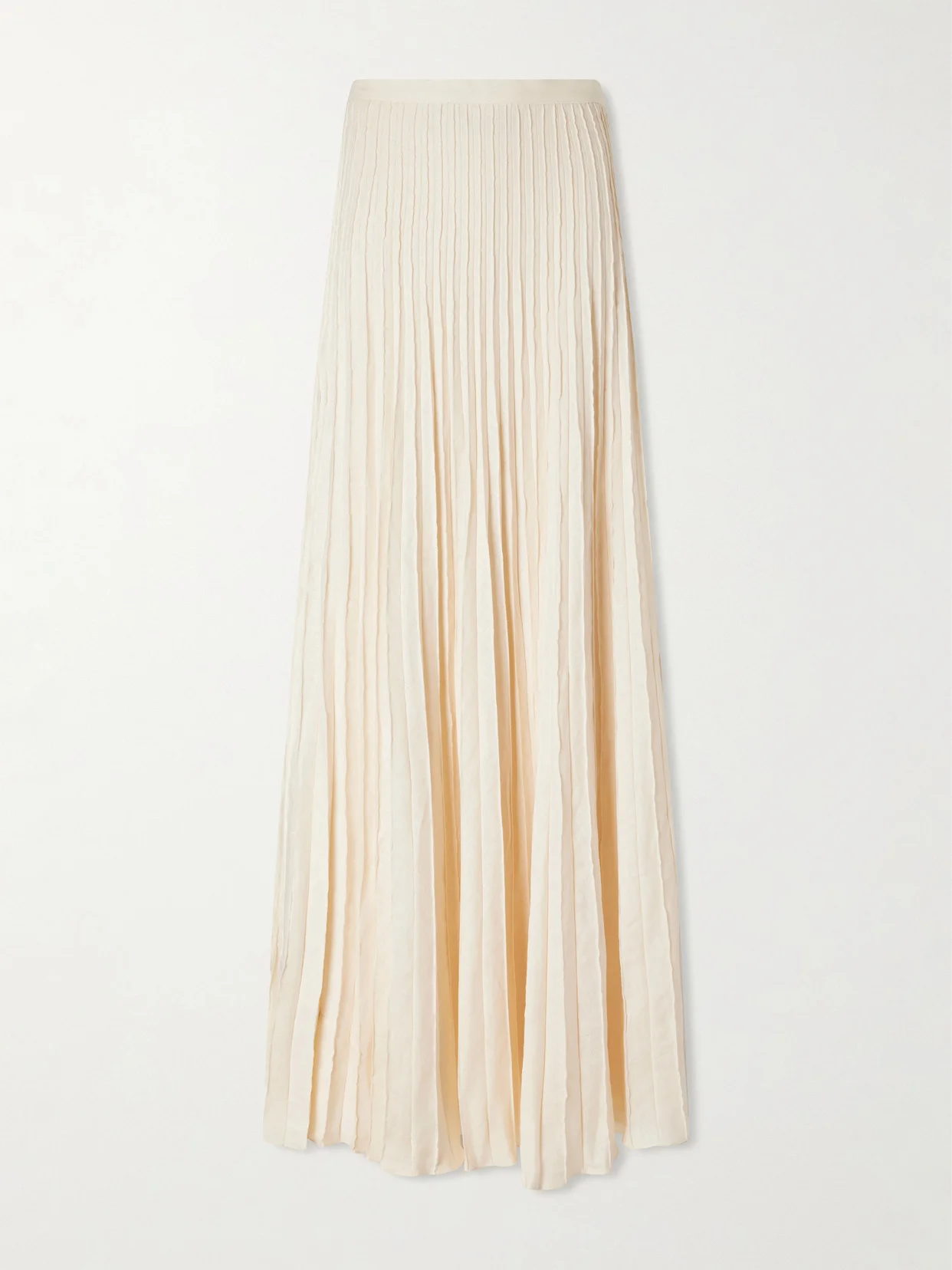 Saana Pleated Linen Maxi Skirt - 1