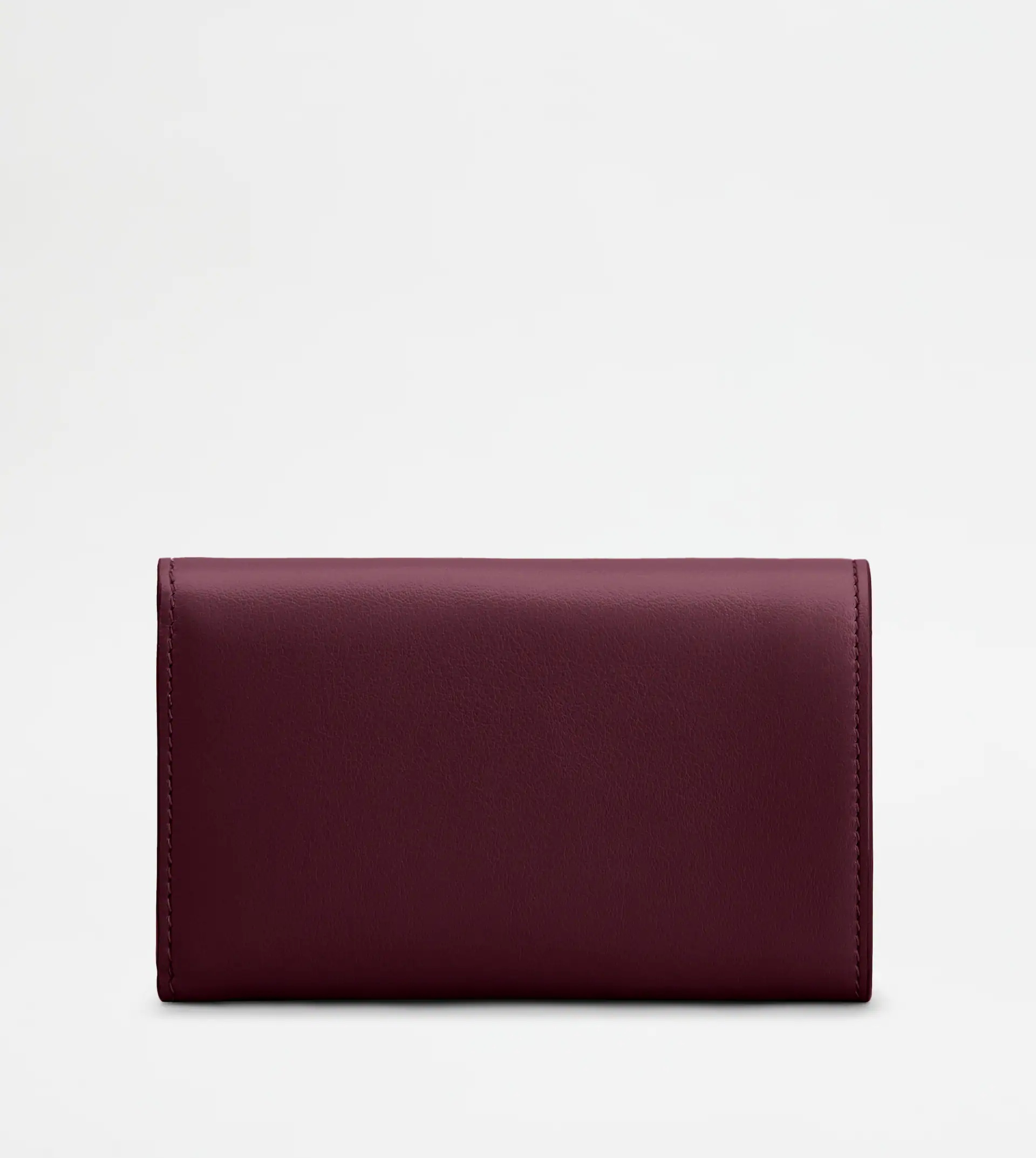 TIMELESS WALLET IN LEATHER - BURGUNDY - 3