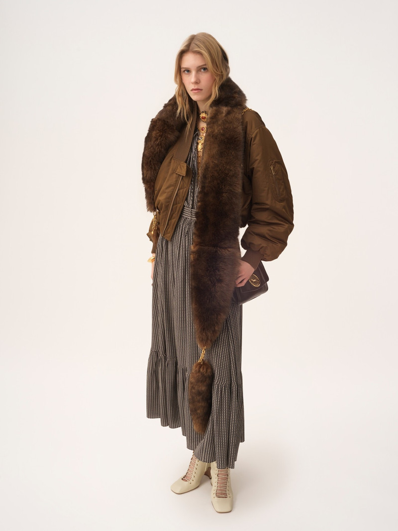 Chloé BOMBER JACKET IN NYLON outlook