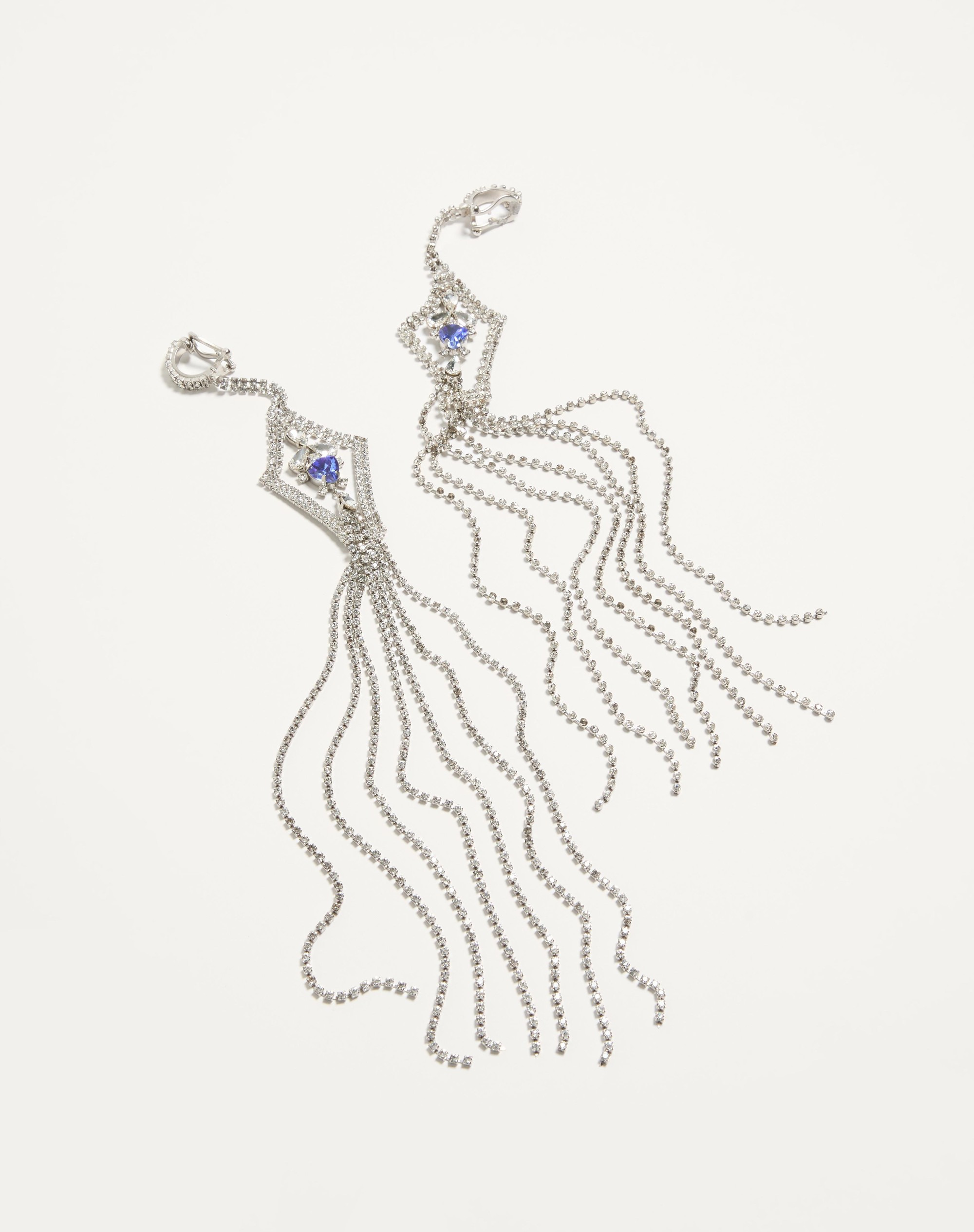 RÊVE RADIEUX METAL AND CRYSTAL EARRINGS - 3