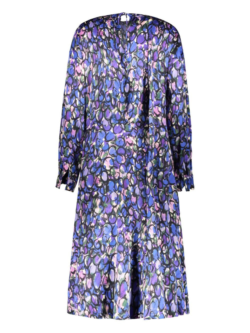 BALENCIAGA jacquard floral-print dress outlook